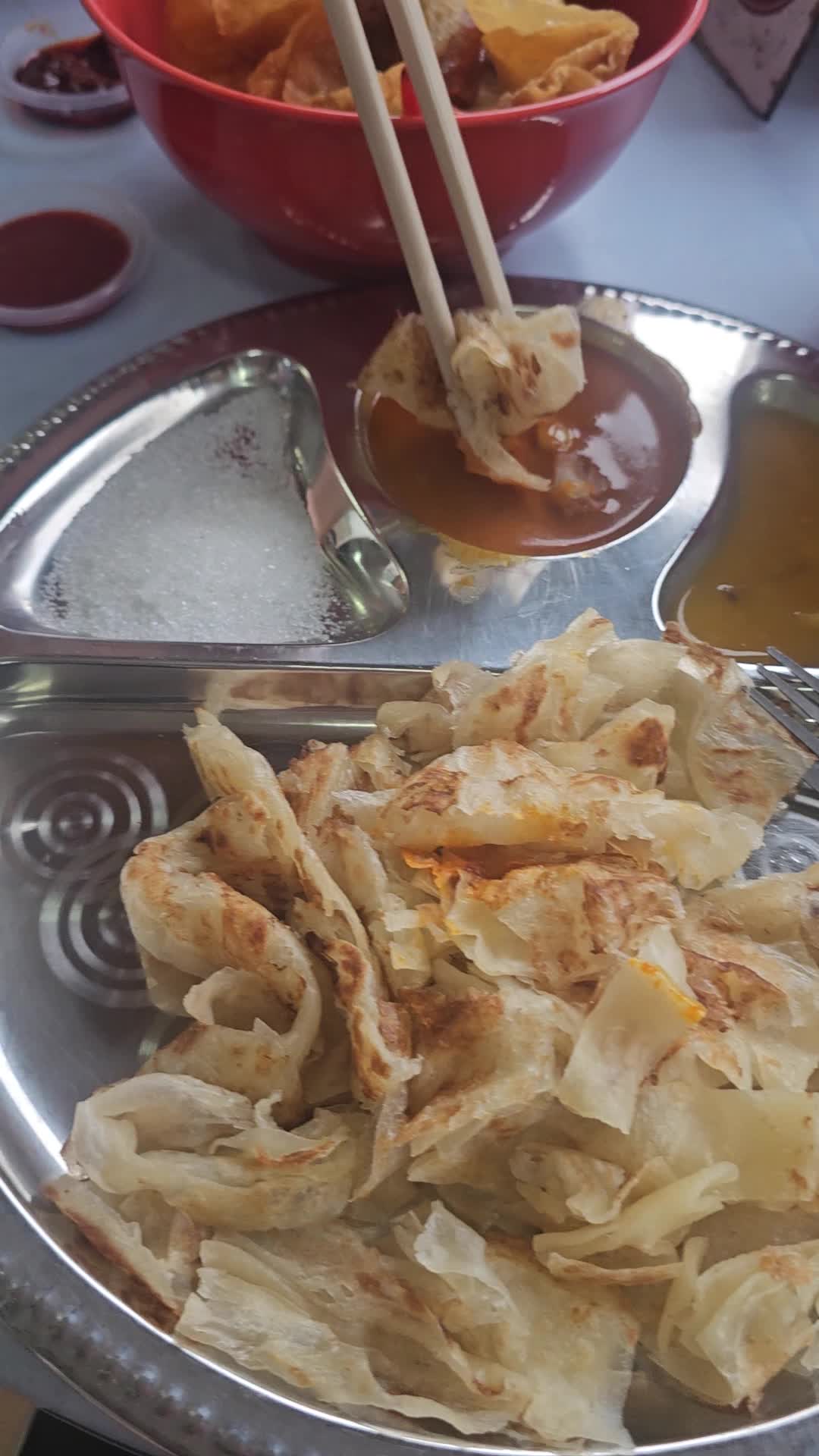 Roti Goyang Medan Selera Belakang Dewan DBI