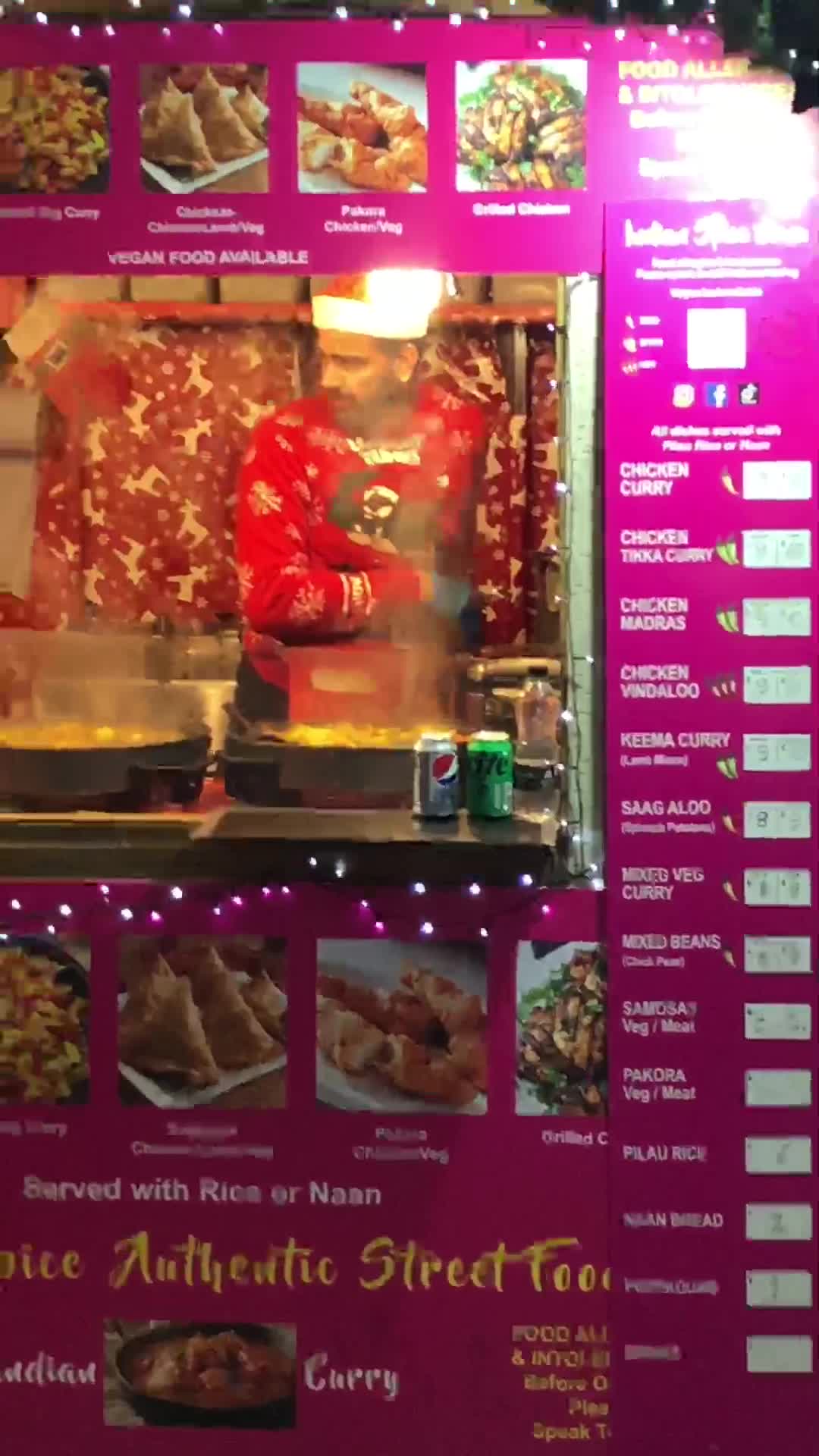 Indian authentic street food
