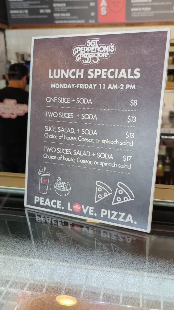 Sgt. Pepperoni’s Pizza Store