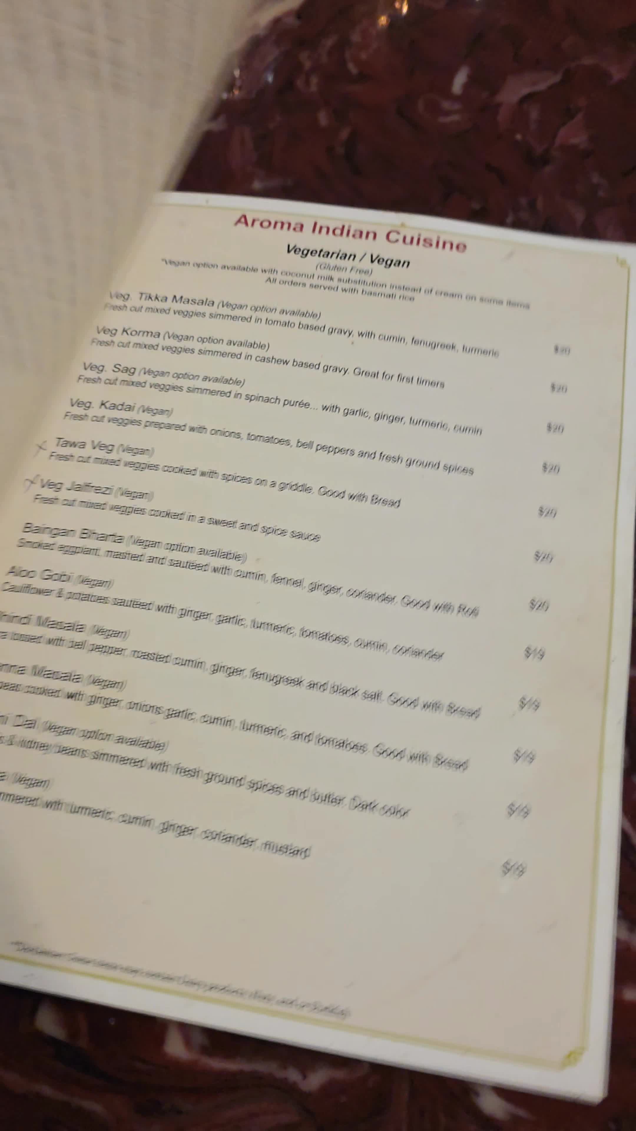 Aroma Indian Cuisine