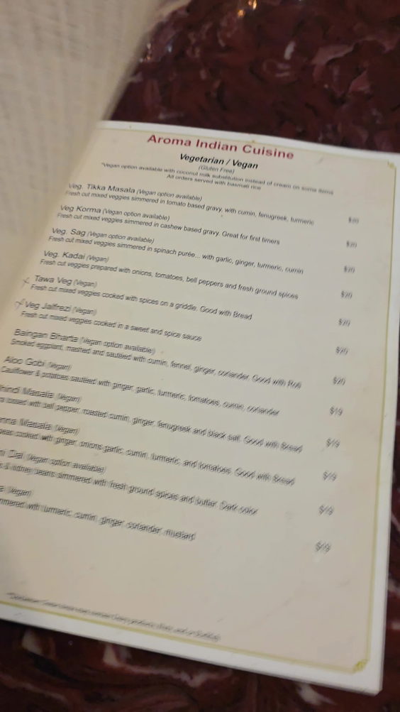 Aroma Indian Cuisine