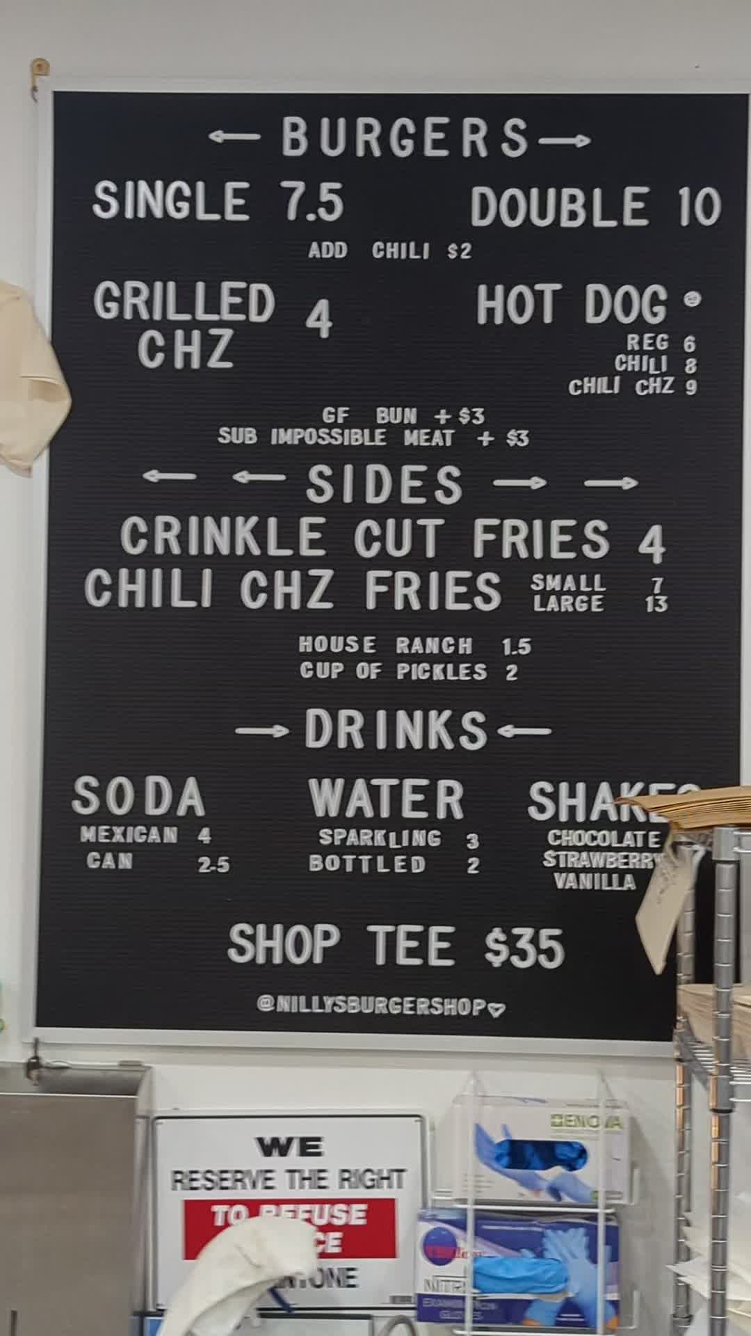 Nillys Neighborhood Burger Shop