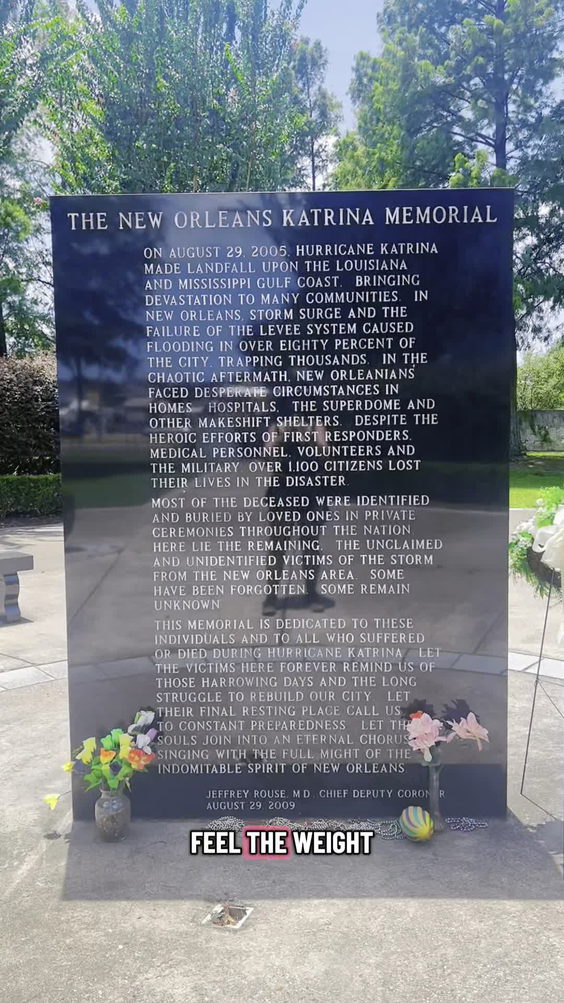 New Orleans Katrina Memorial