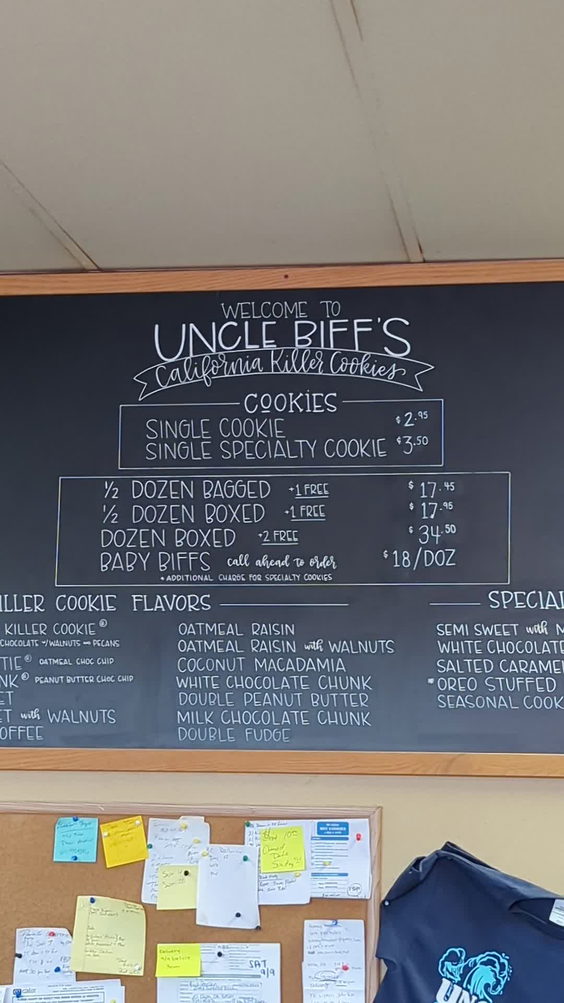Uncle Biff's California Killer Cookies