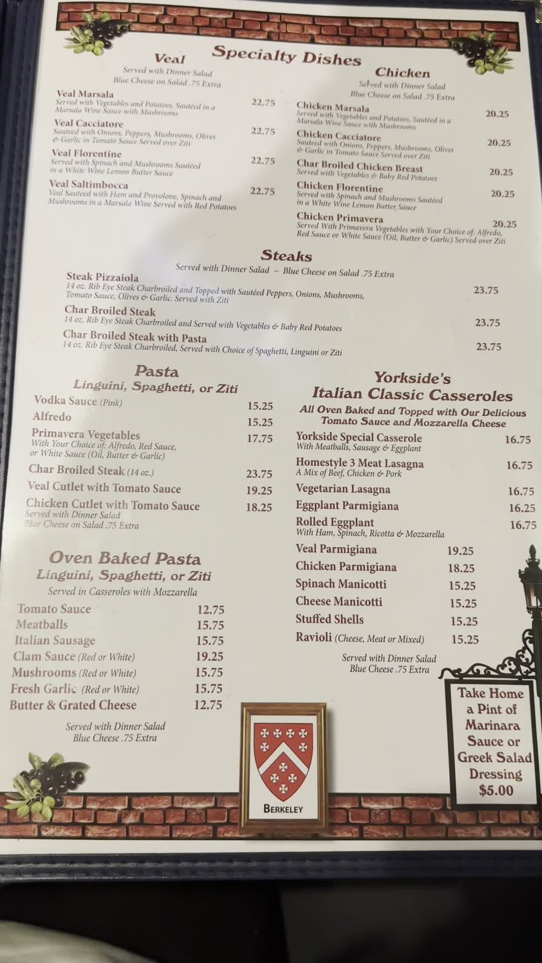 Video review of Yorkside Pizza and Restaurant
