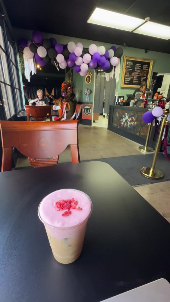 Burnt Umber Coffee ft Petals & Poison Tea Room