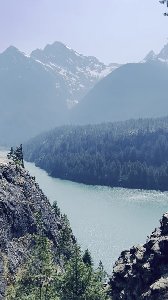 Diablo Lake At North Cascades National Park