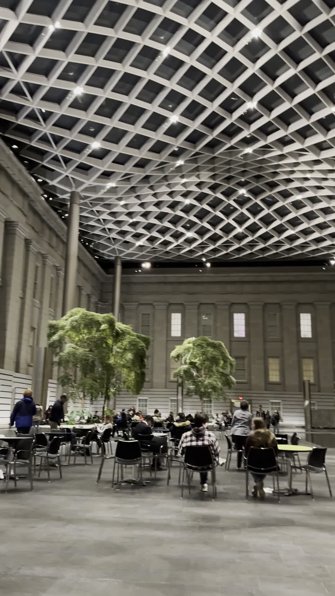 Video review of Robert and Arlene Kogod Courtyard