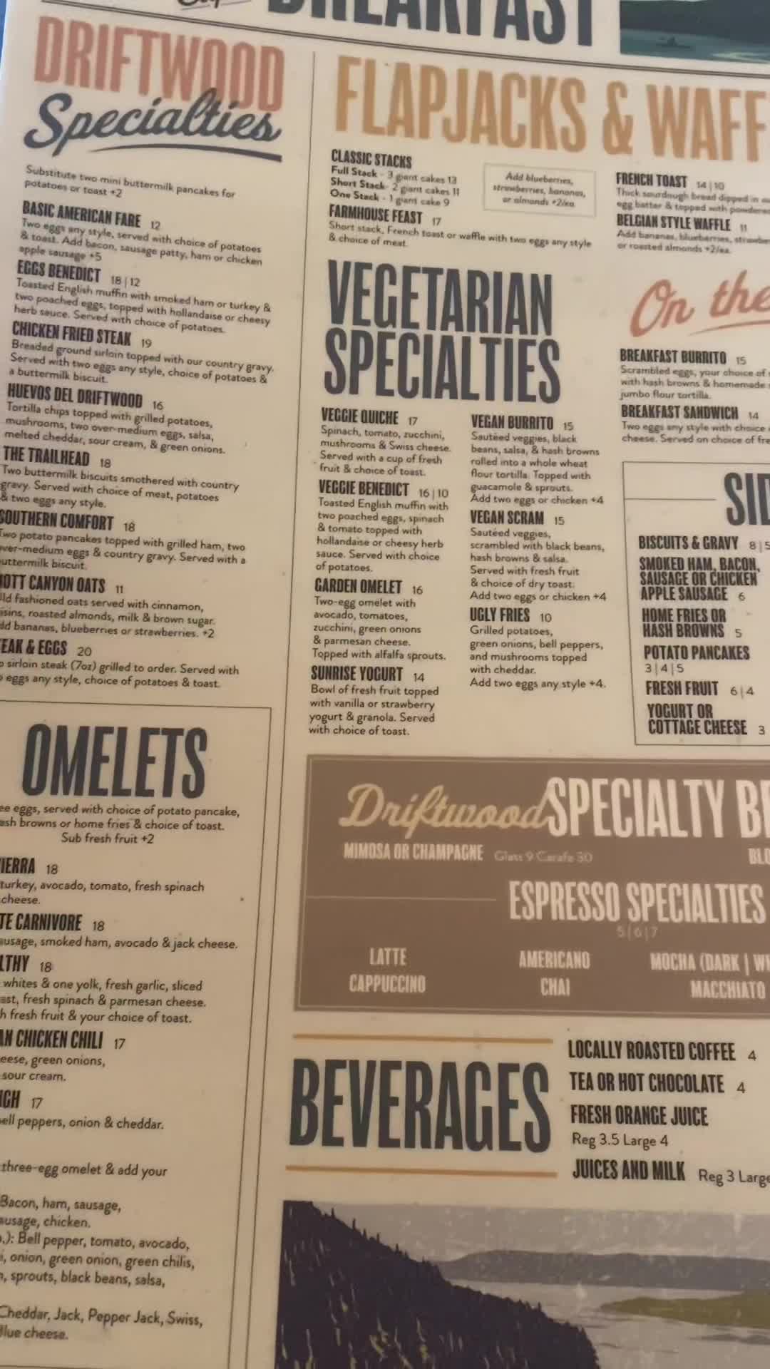 Video review of Driftwood Cafe