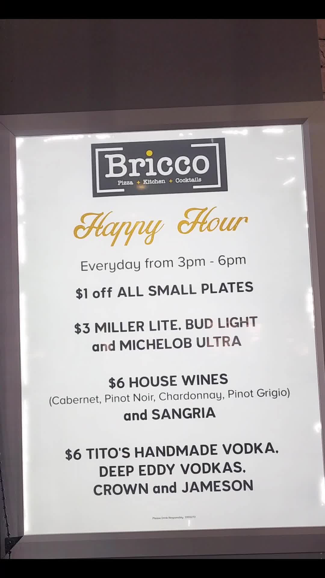 BRICCO Pizza +Kitchen +Cocktails