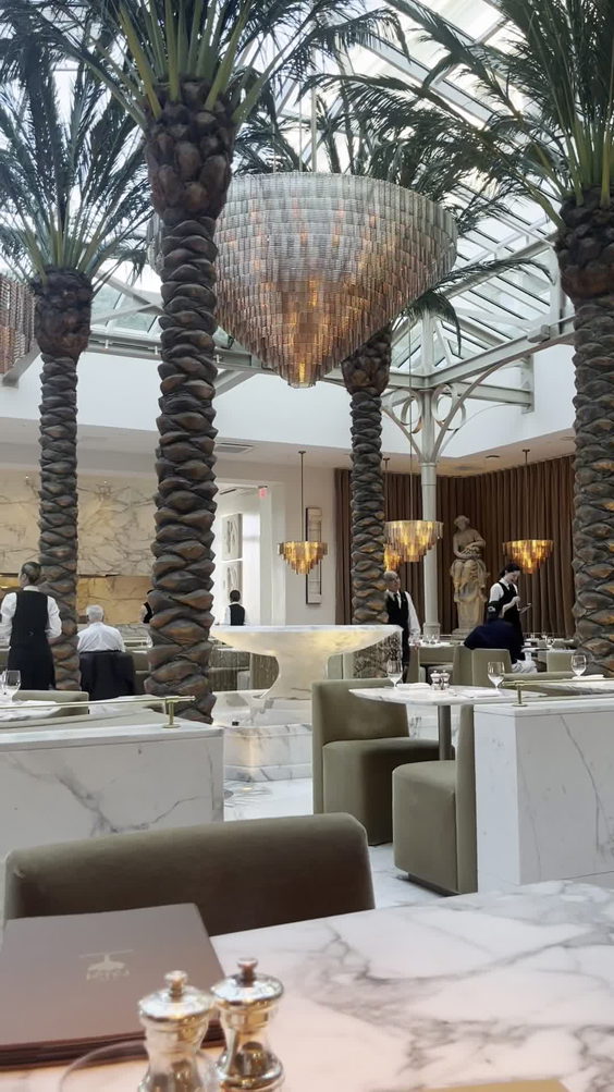The Palm Court at RH San Francisco