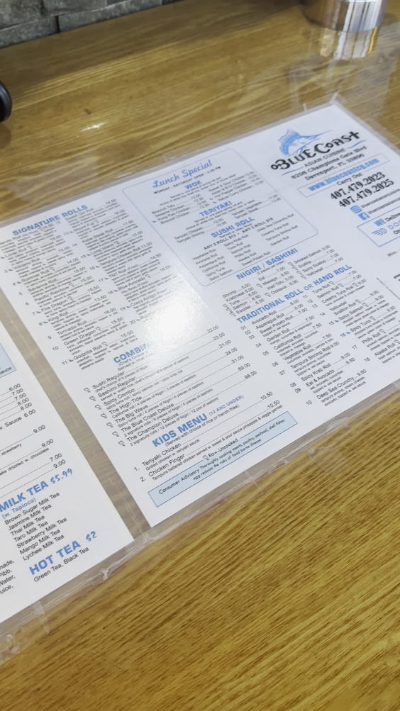 Blue Coast Asian Cuisine