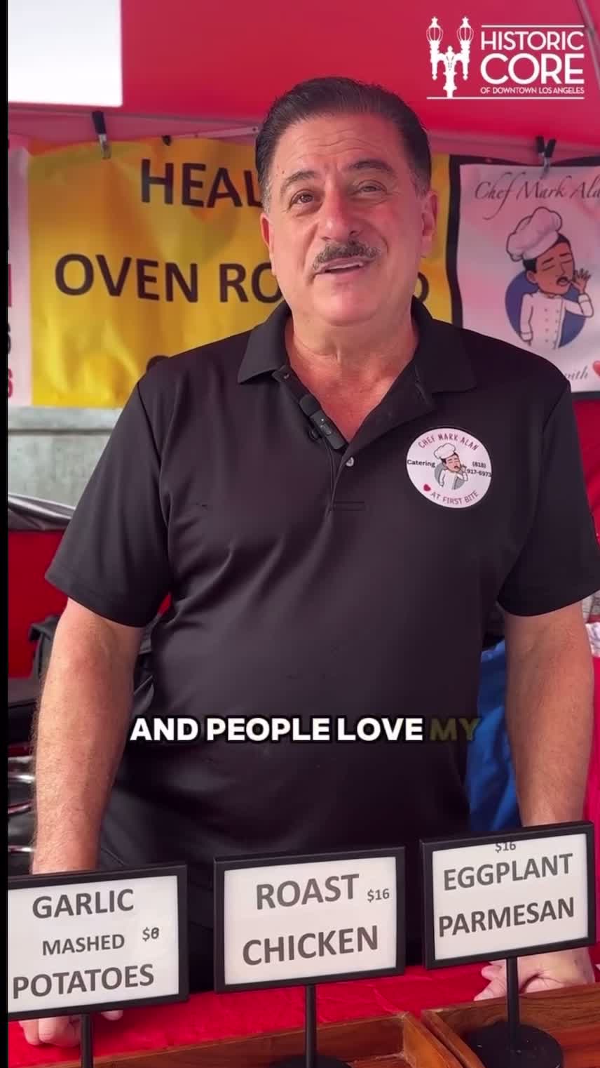 Chef Mark Alan - at the Farmer's Market