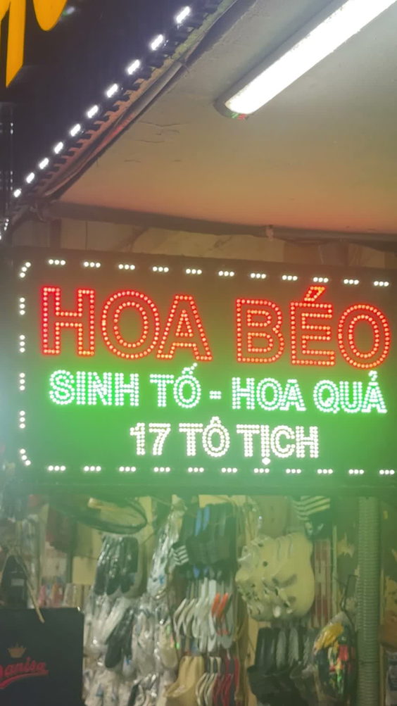 Hoa Quả Dầm Lê Thanh Nghị