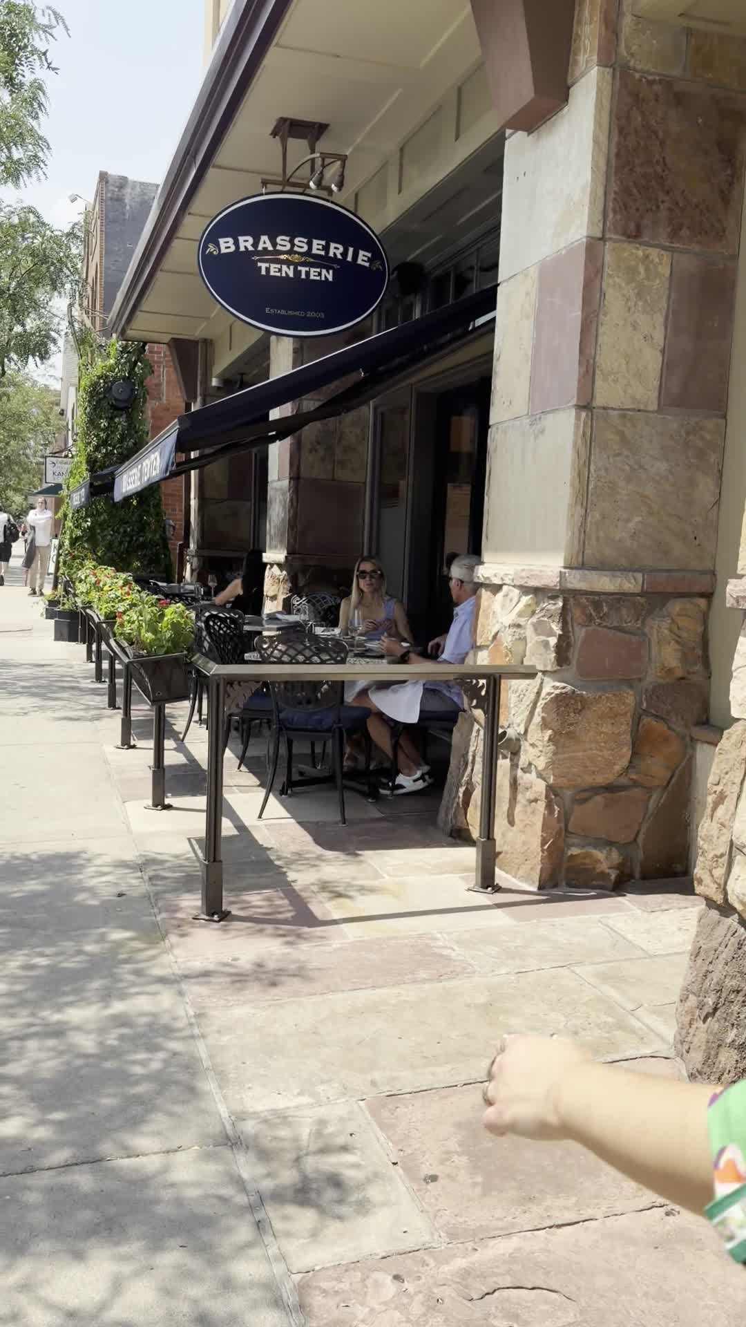 Video review of Brasserie Ten Ten