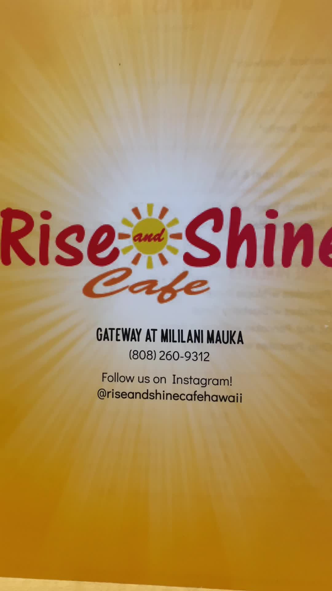 Rise & Shine Cafe