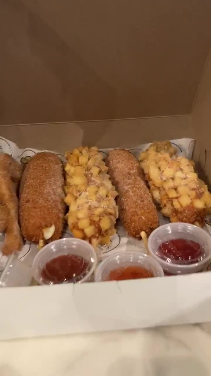 Ugly donuts and corn dogs