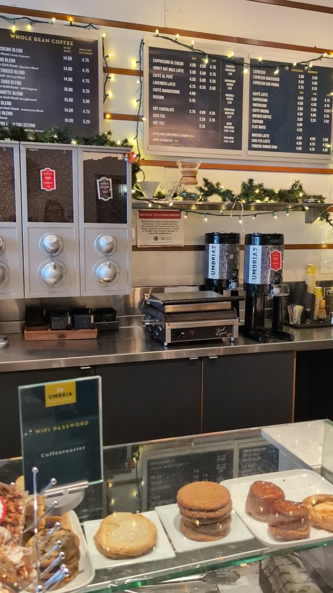 Video review of Caffé Umbria