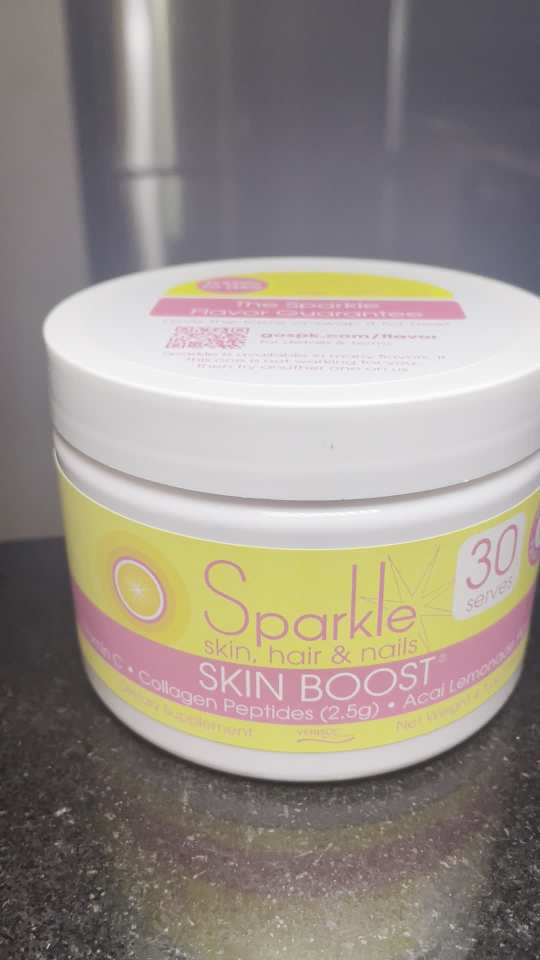 Sparkle skin boost