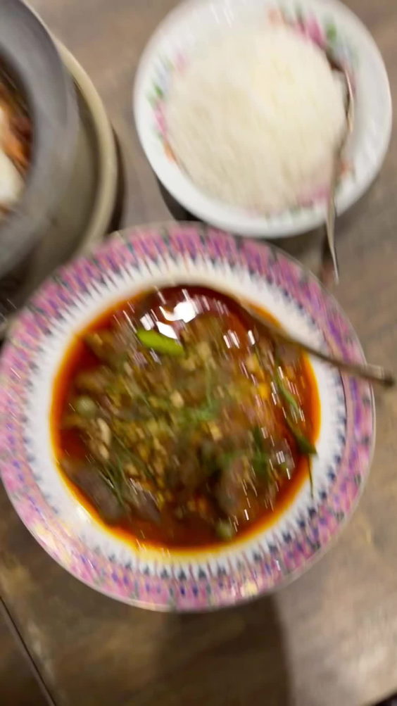 Pork Over Flowers
