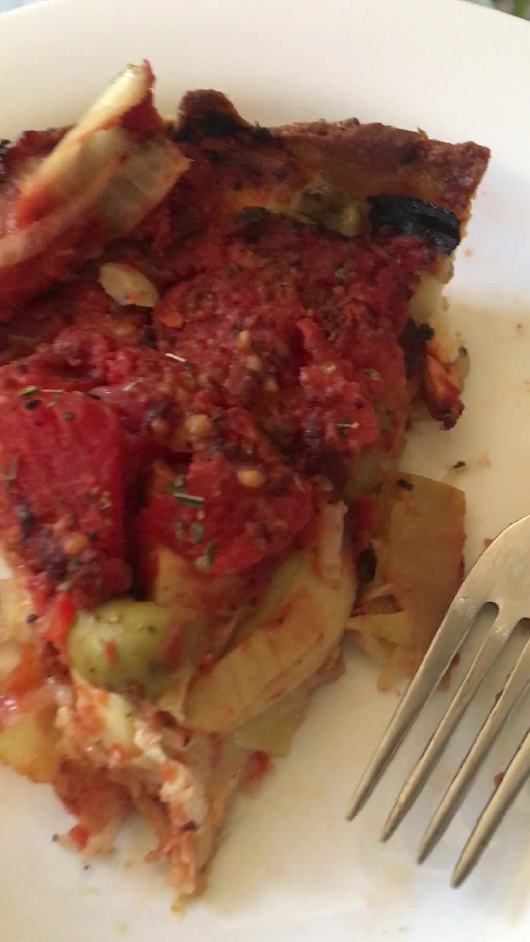 Video review of Blue Line Pizza