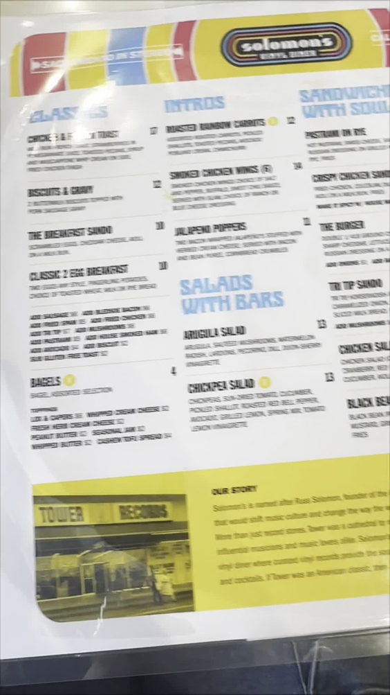 Solomon’s Vinyl Diner