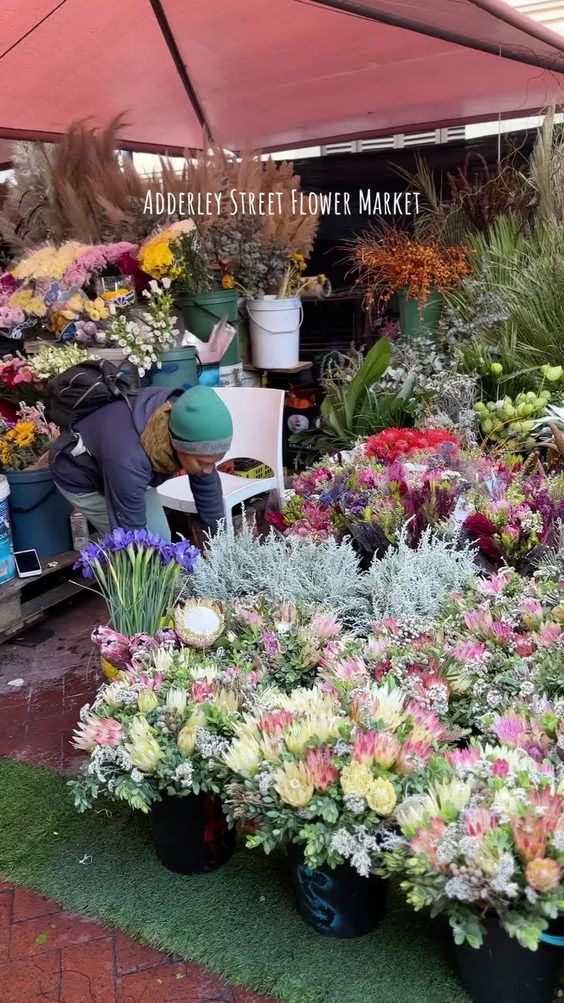 Adderley street flower Market