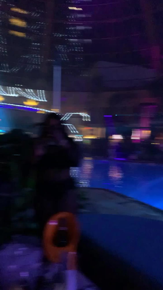 The Pool After Dark