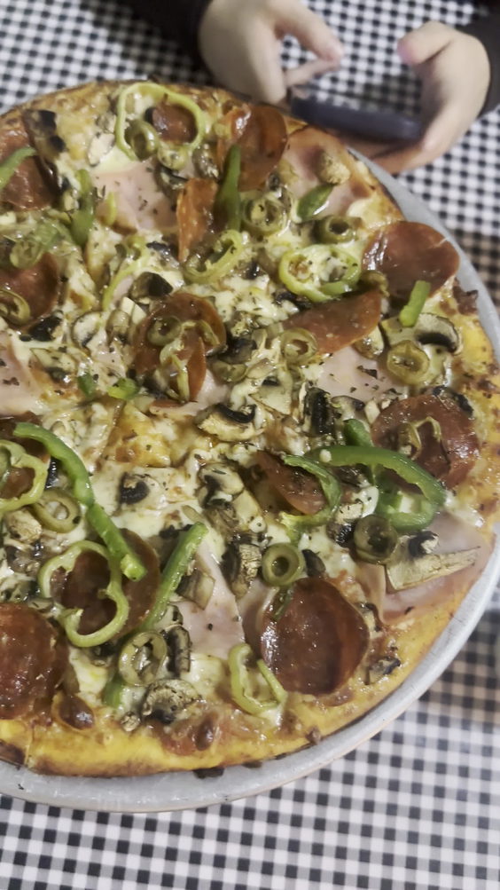 Pizza a la leña