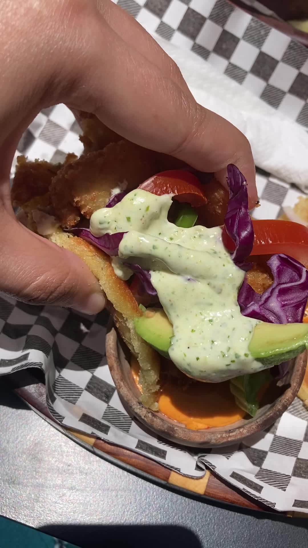 Fish burger essaouira