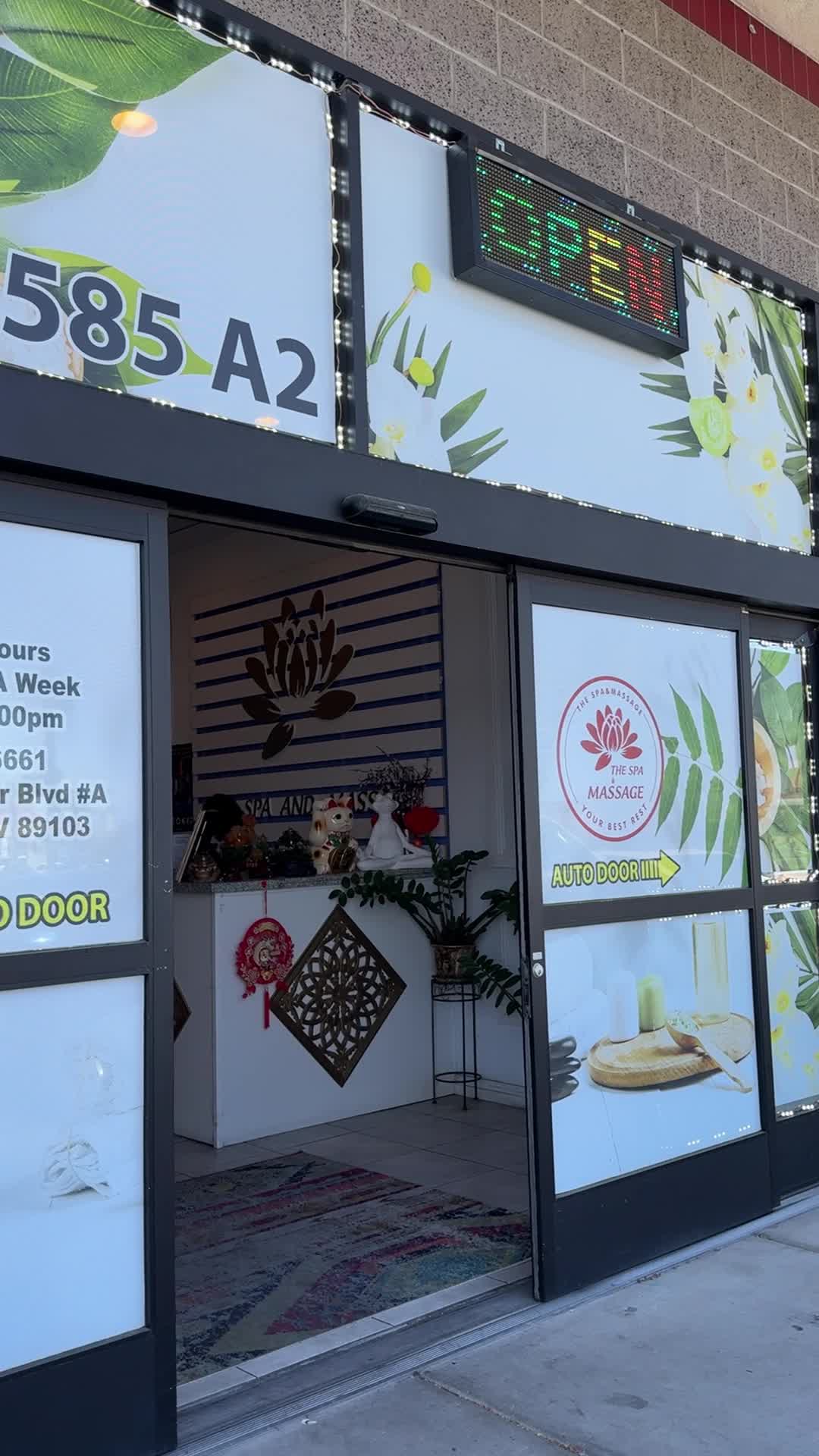 The spa and massage