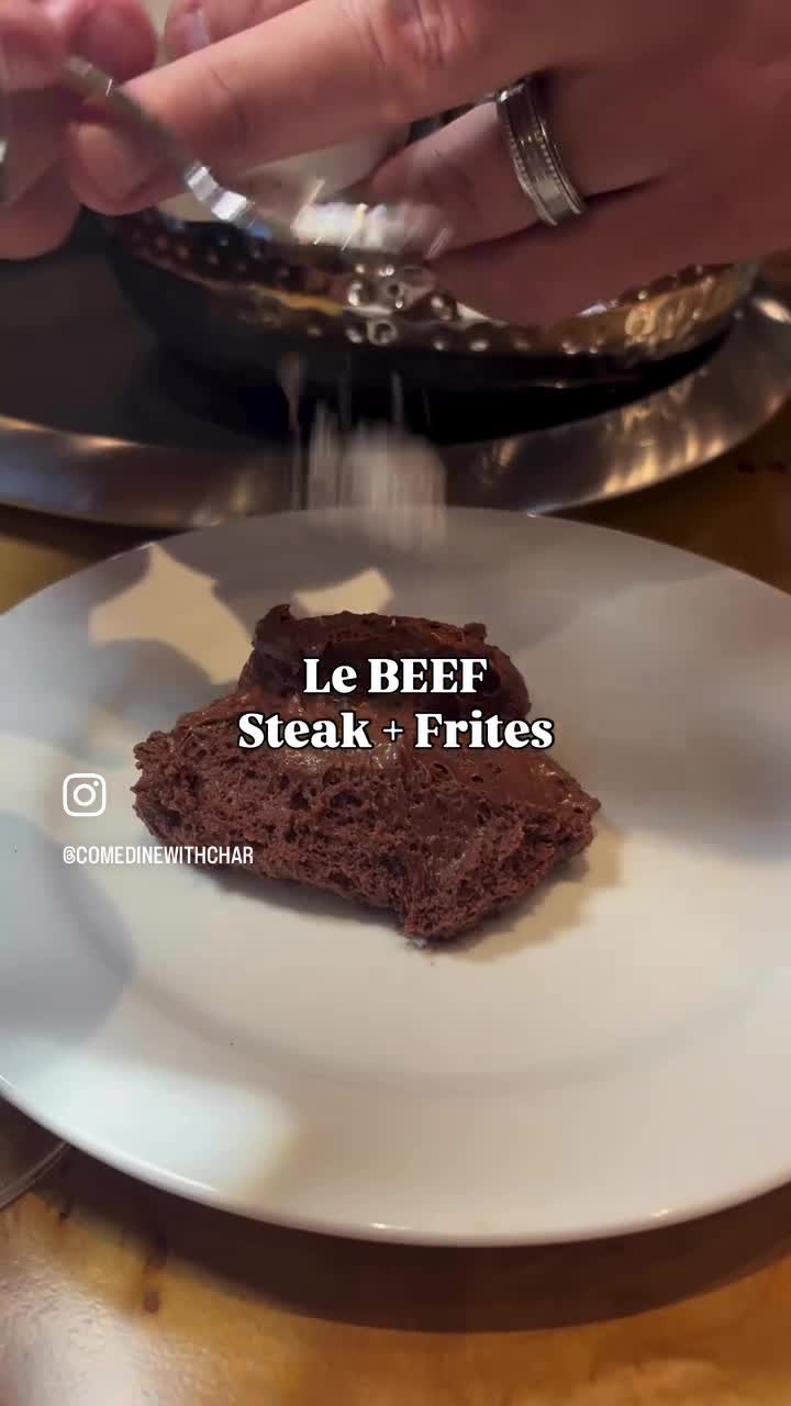 Le beef steak