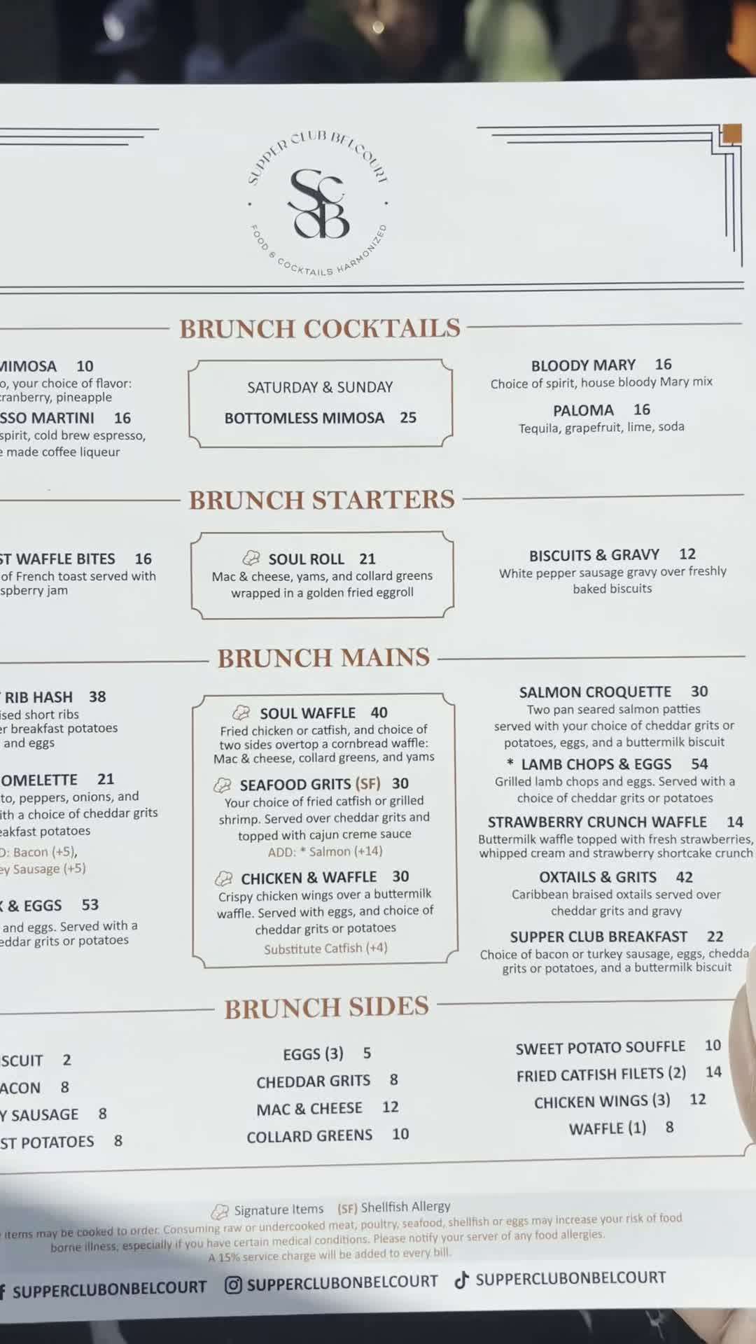 Supper Club on Belcourt