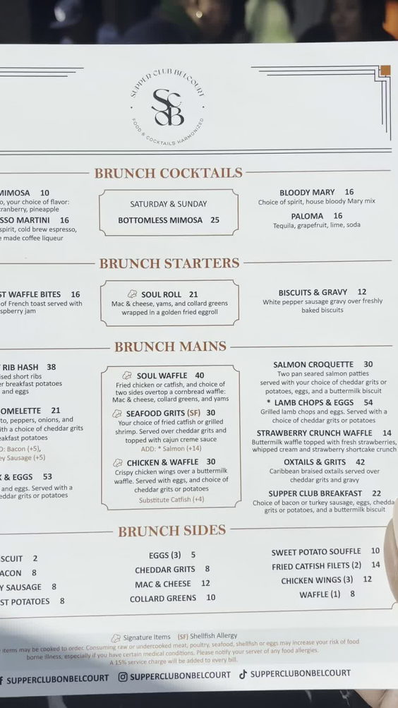 Supper Club on Belcourt