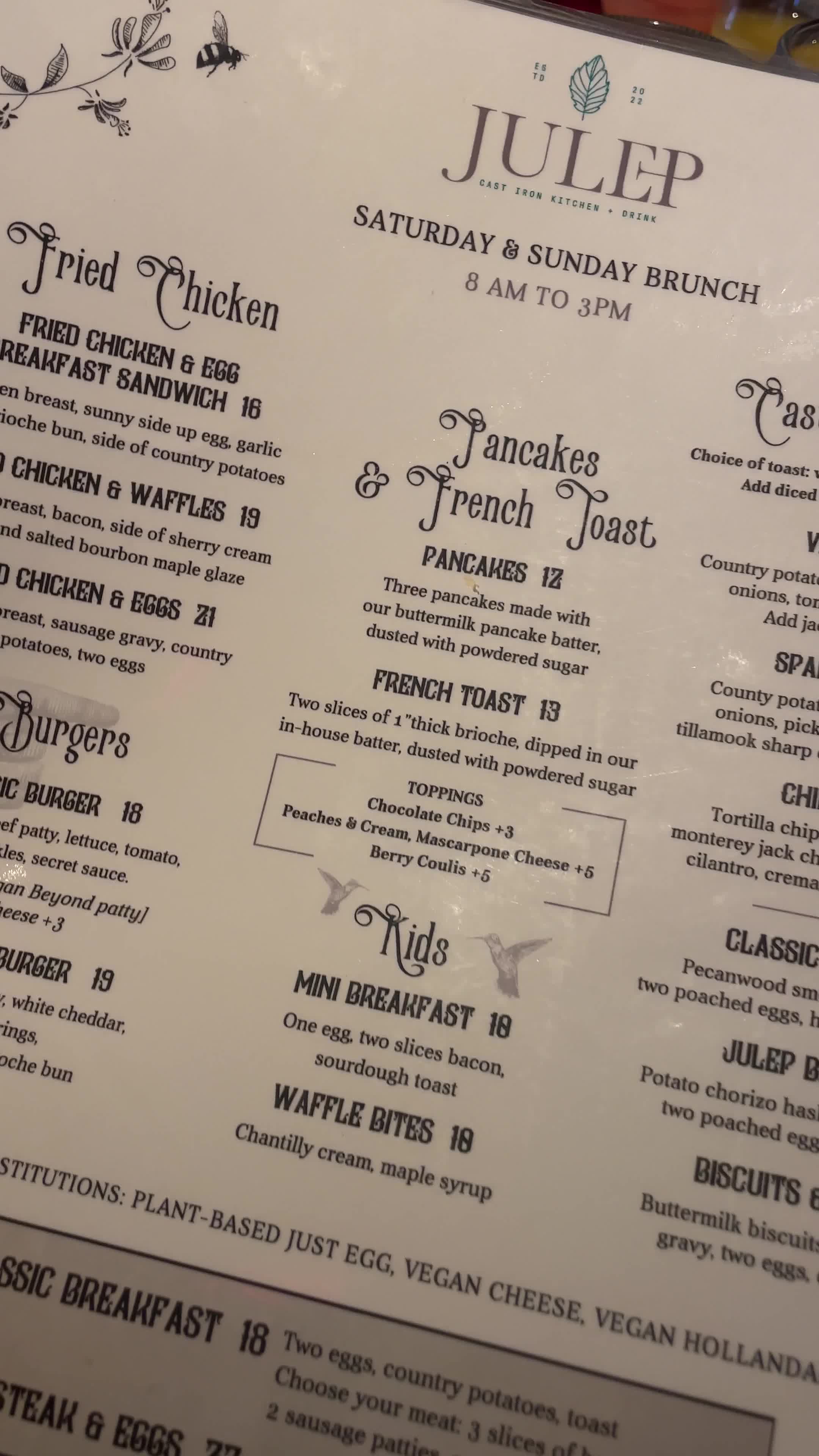 Julep Cast Iron Kitchen + Drink