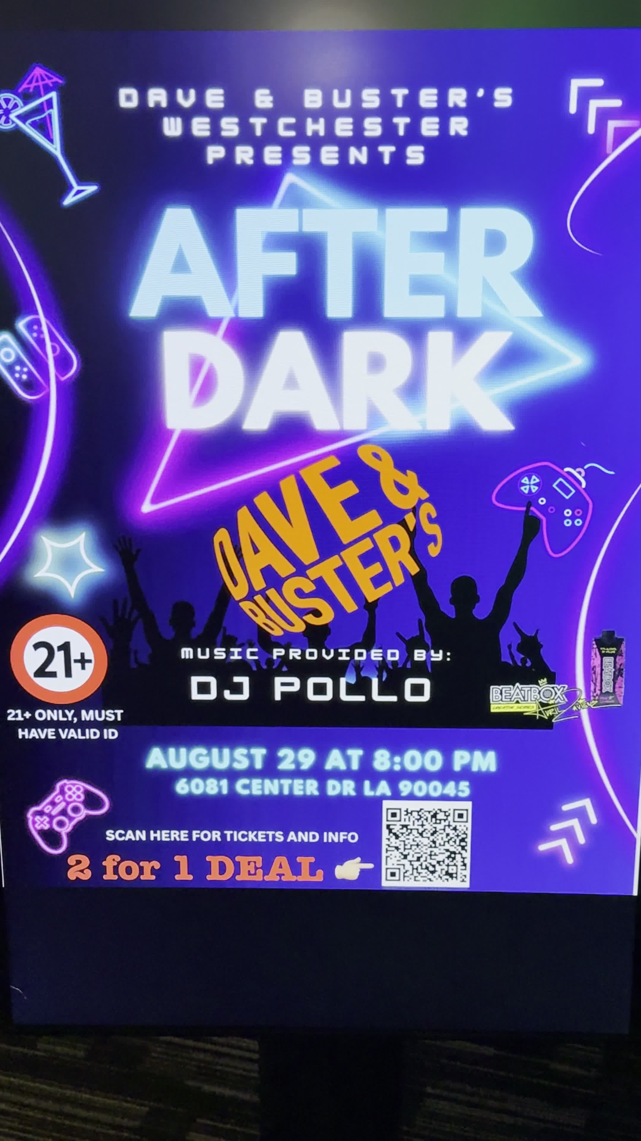 Dave and Busters Westchester