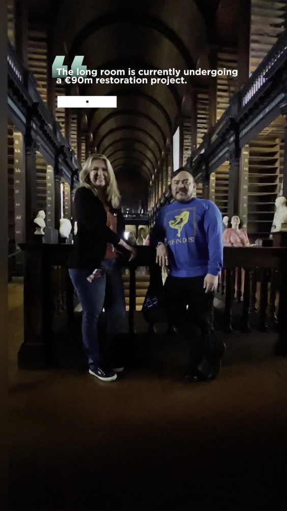 Trinity College Old Library & The Book of Kells Exhibition