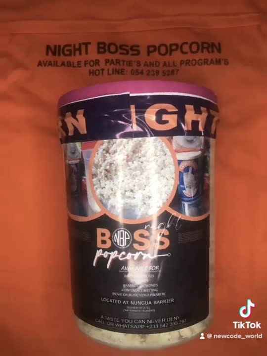 Night boss popcorn