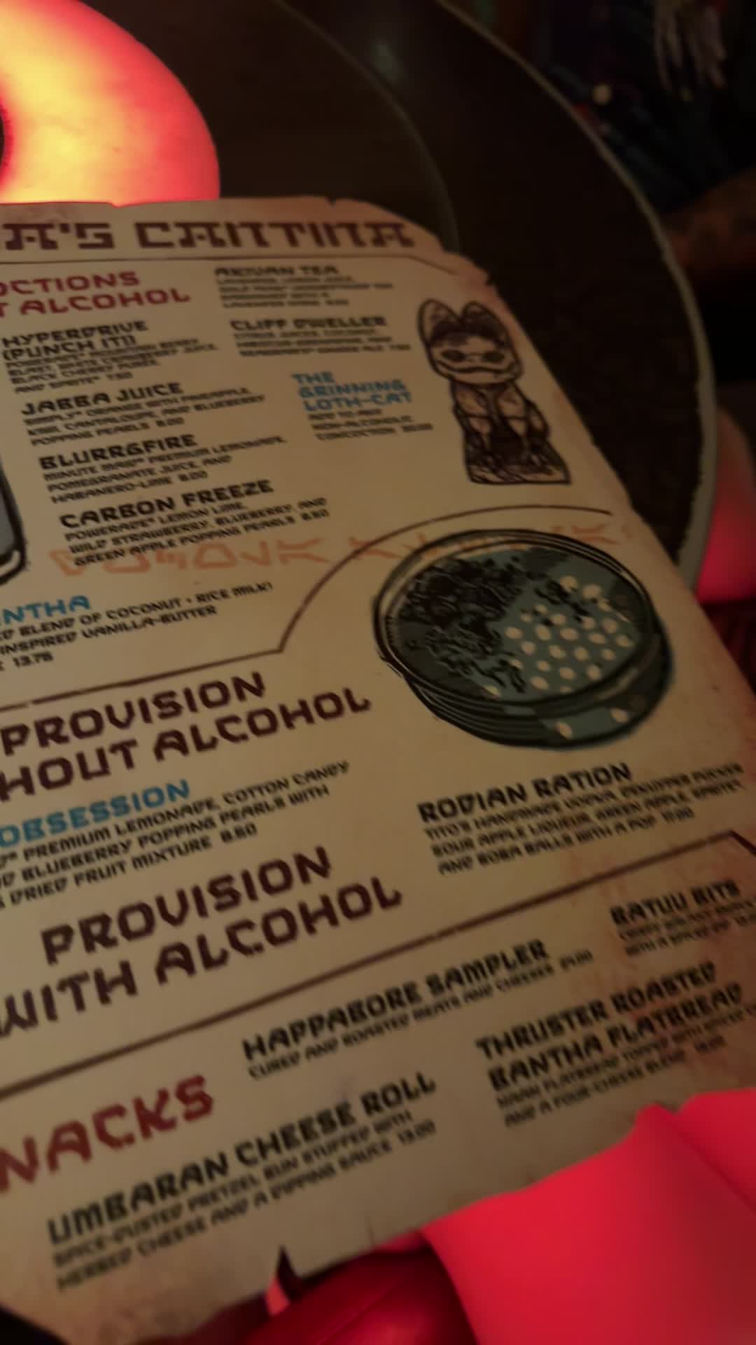 Oga's Cantina at the Walt Disney World Resort