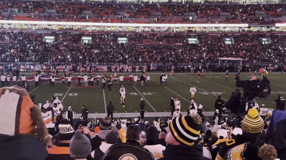 Cleveland Browns Stadium / Section 347 Fans