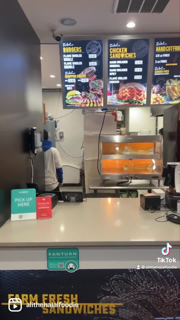 Zabiha Burger & Fries