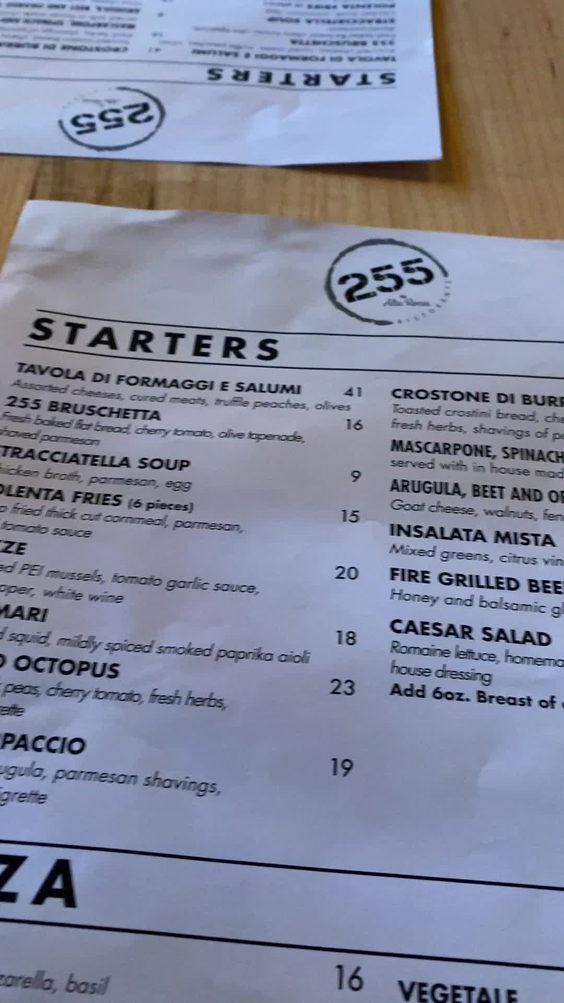 255 by Alta Rossa Ristorante