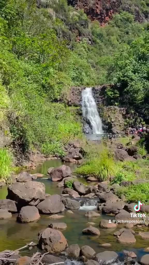 Video review of Waimea Valley Waterfall