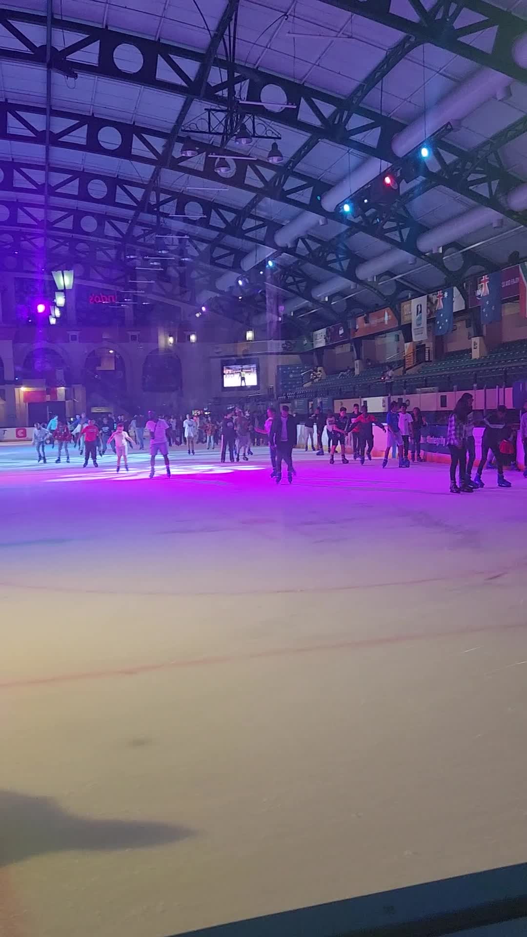 Ice skating