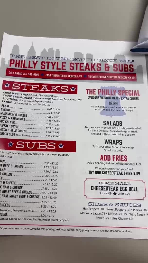 Philly Style Steaks & Subs