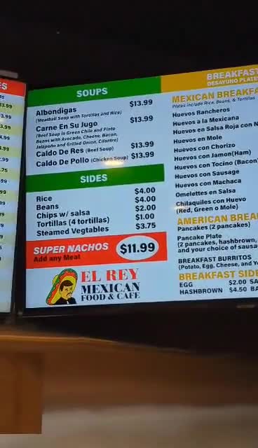 El Rey Mexican Food and Cafe