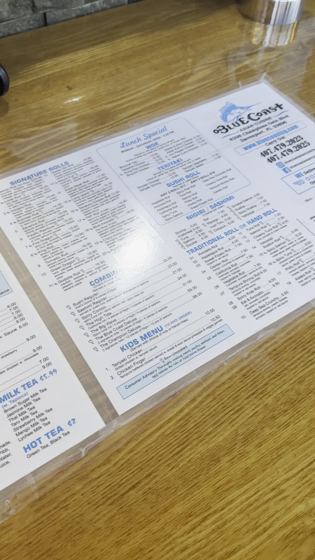 Blue Coast Asian Cuisine
