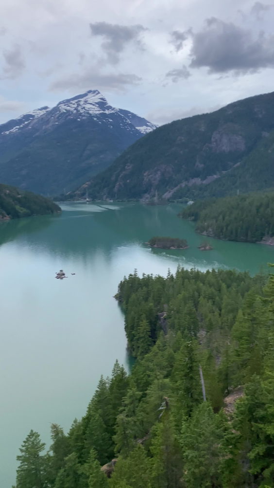 Diablo Lake At North Cascades National Park