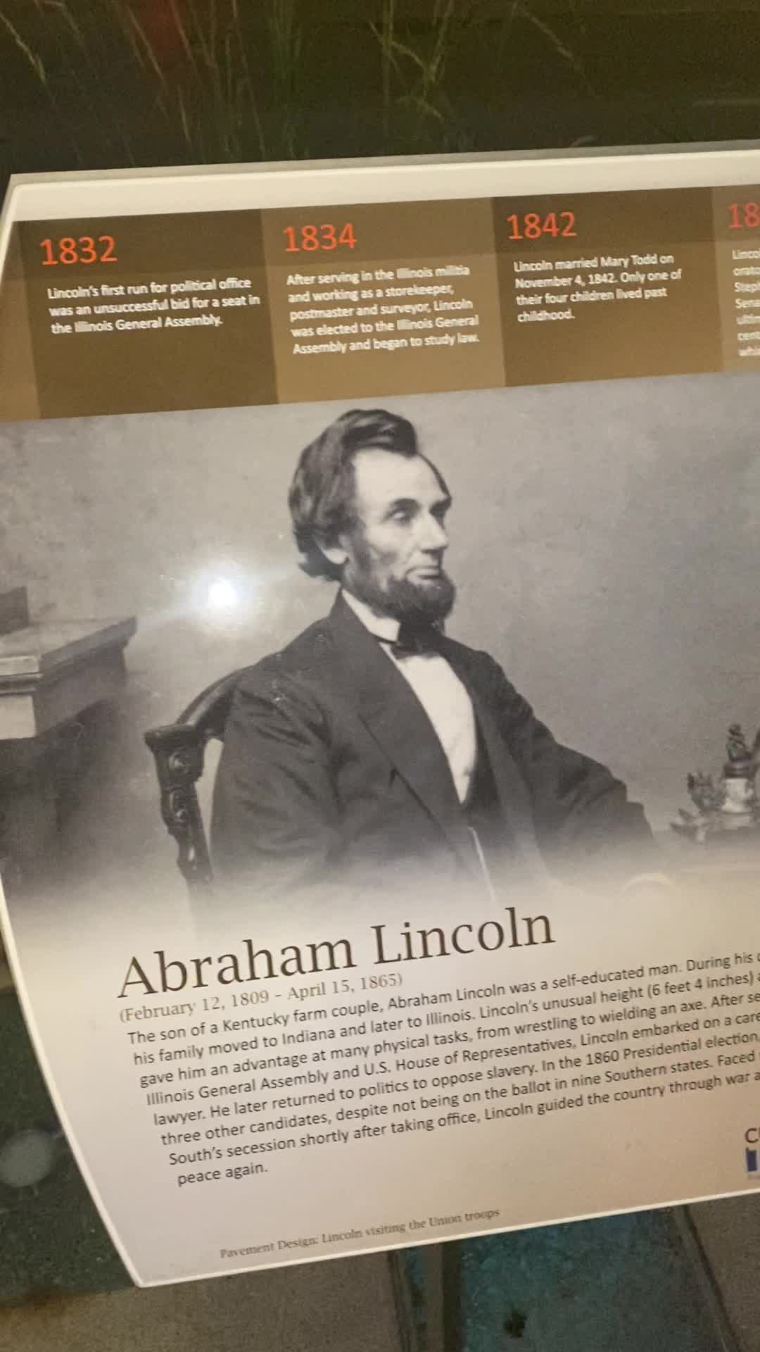 Glick Peace Walk Luminary Abraham Lincoln Indianapolis