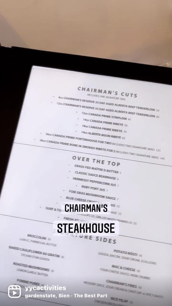 Chairman's Steakhouse